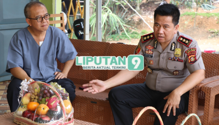 Bentuk Kepedulian Serta Perhatian Pemimpin, Kapolres Musi Rawas Besuk Personel Sakit