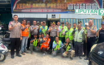 Terapkan Polisi Bersama Masyarakat, Kapolres Musi Rawas Rangkul Komunitas Ojek AKOR, Jaga Keselamatan Berlalu Lintas