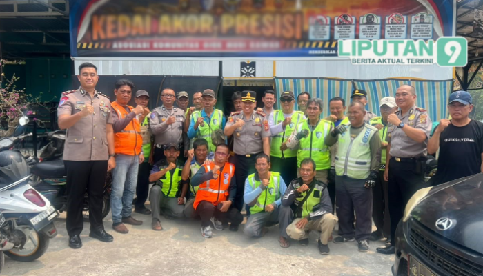 Terapkan Polisi Bersama Masyarakat, Kapolres Musi Rawas Rangkul Komunitas Ojek AKOR, Jaga Keselamatan Berlalu Lintas